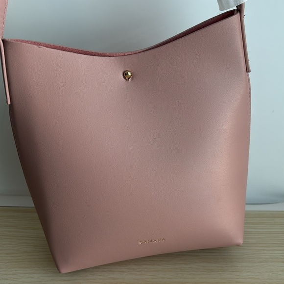 ANTHROPOLOGIE SAMARA Soft vegan leather in a muted Peony hue - Picture 4 of 9